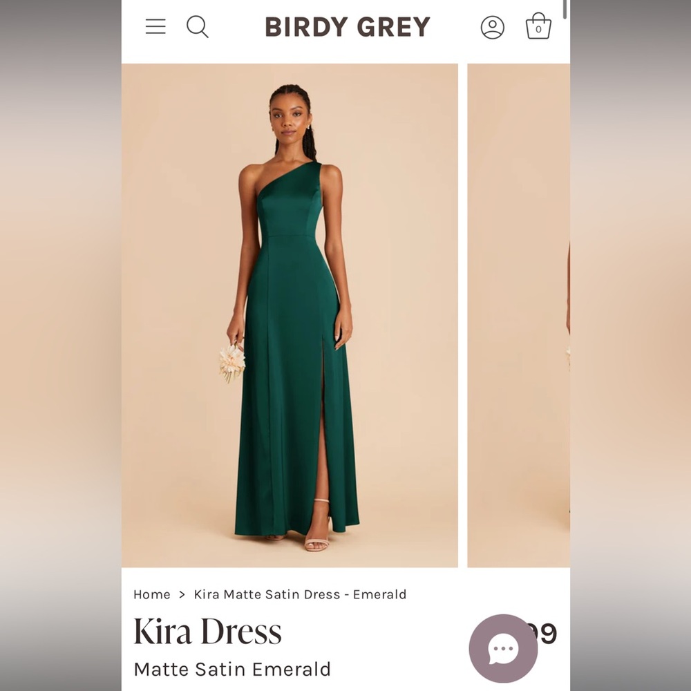 Emerald green dress